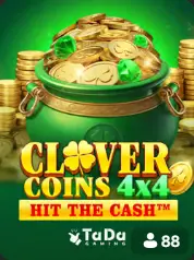 Clover Coins 4x4 Hit The Cash BC Game Vancouver game cover